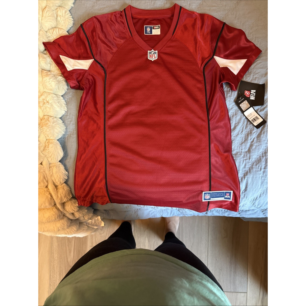 LARGE Women’s Arizona Cardinals Pro Line NFL Jersey Blank New NWT Size